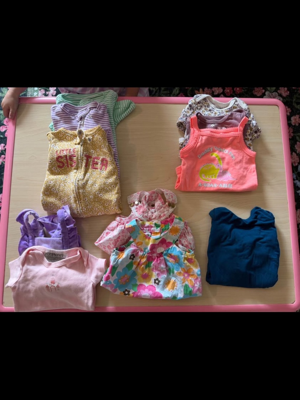 0-3 Months Bundle - Floral, Coral, Yellow & Teal Pieces